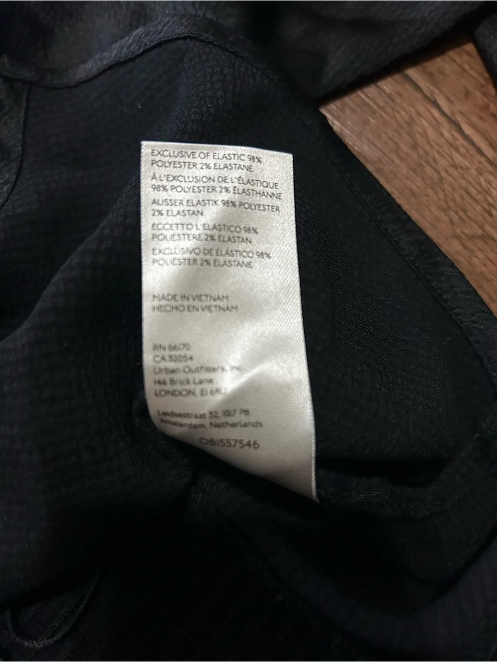 Free People Black Satin Ruched Drawstring Crop Top